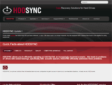 Tablet Screenshot of hddsync.com